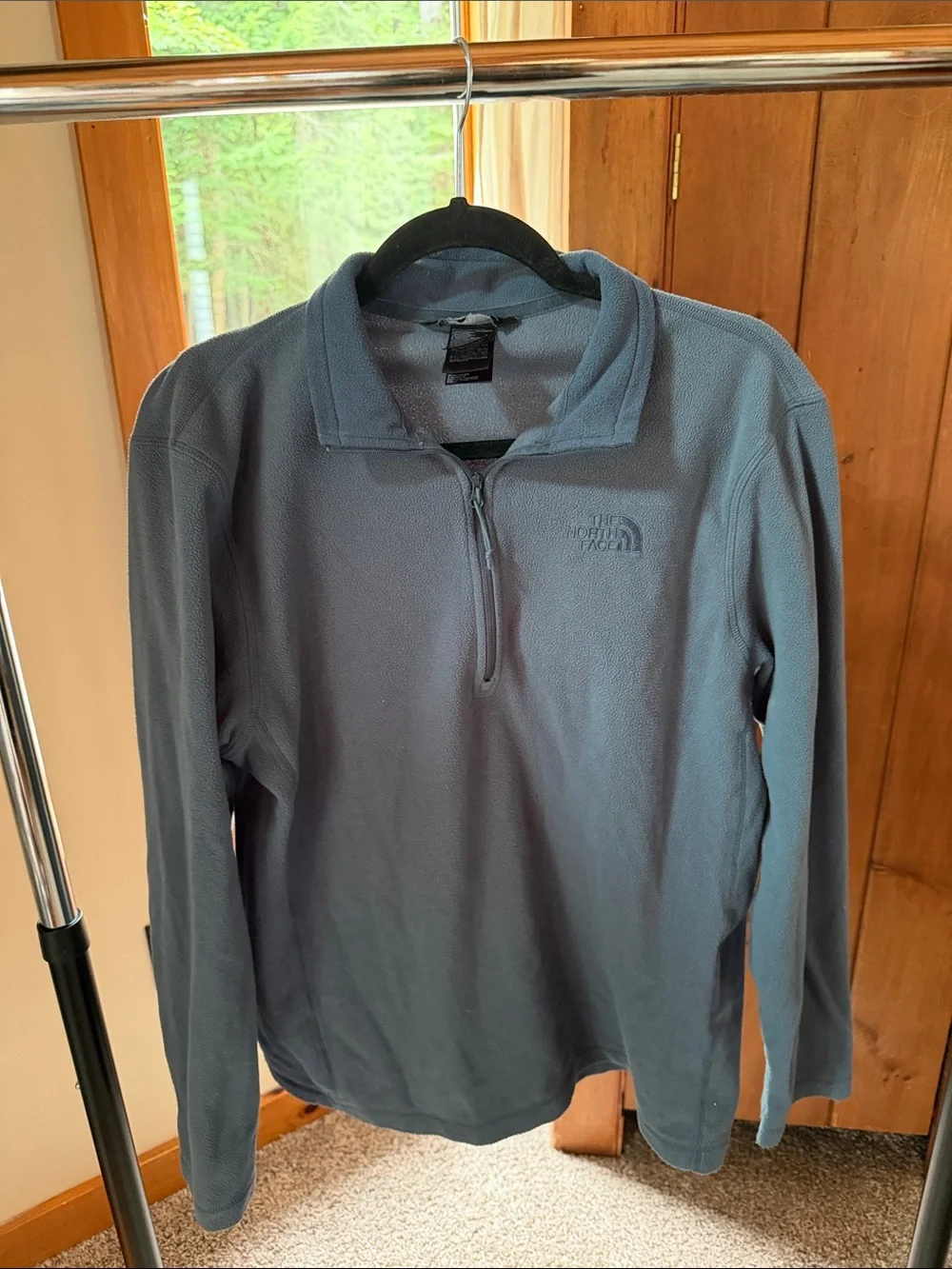 The North Face Slate Gray Quarter-Zip Fleece Pullover